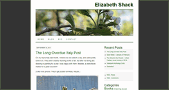 Desktop Screenshot of elizabethshack.com
