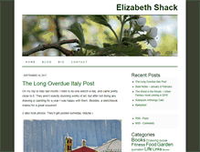 Tablet Screenshot of elizabethshack.com